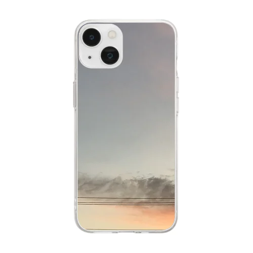 夕焼け､､､､､､2 Soft Clear Smartphone Case