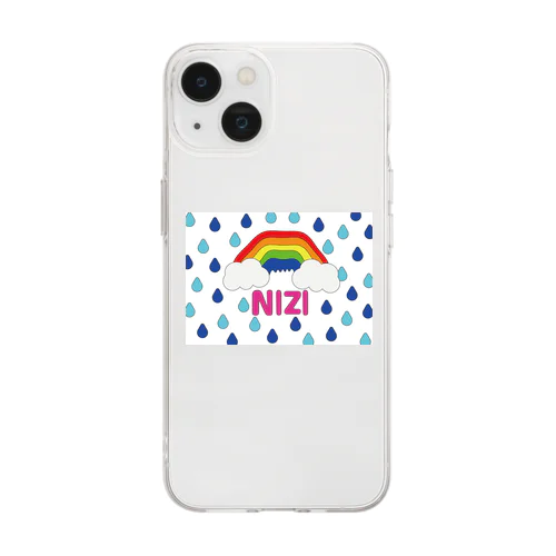 NIZI　虹 Soft Clear Smartphone Case