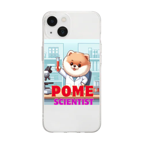 ポメサイエンティスト Soft Clear Smartphone Case