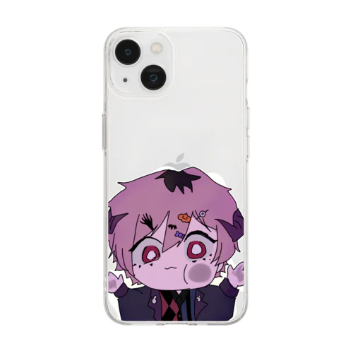 魔累マヒトのミニハロウィン Soft Clear Smartphone Case