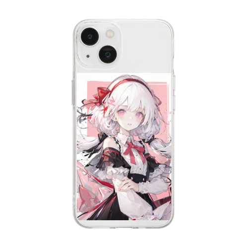 RIBBON GIRL Soft Clear Smartphone Case