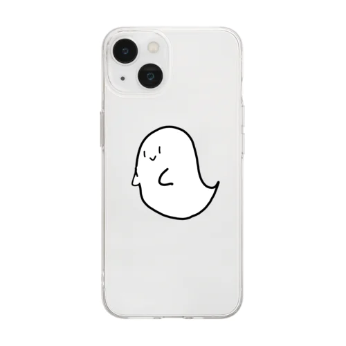 イタズラ好きのお化けくん Soft Clear Smartphone Case