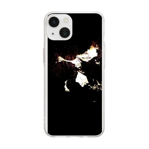 maguro dark side of the moon Soft Clear Smartphone Case