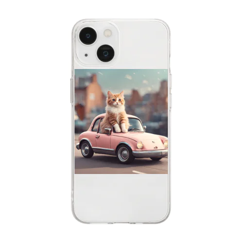 車猫 Soft Clear Smartphone Case