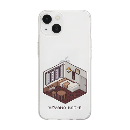 部屋のドット絵6 Soft Clear Smartphone Case