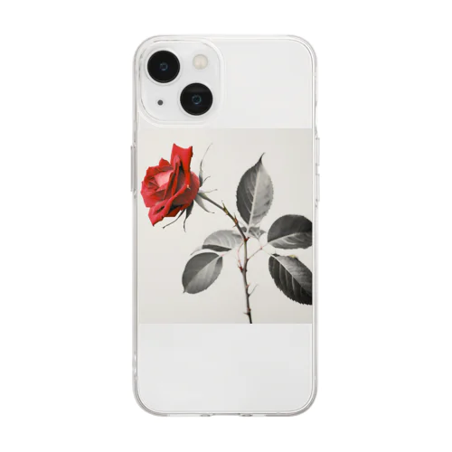 薔薇 Soft Clear Smartphone Case