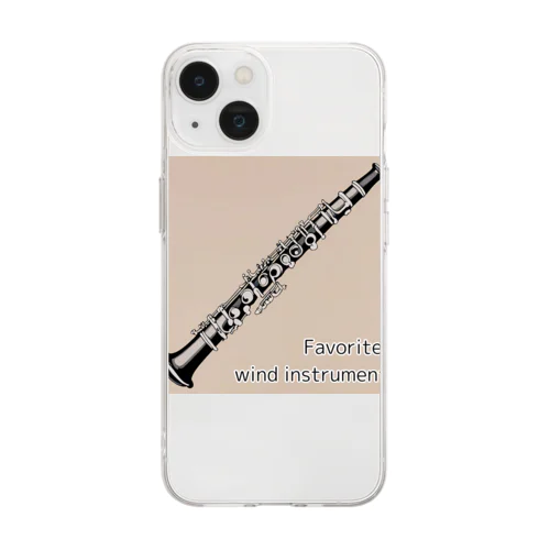 Favorite wind instrument ～Oboe～ ソフトクリアスマホケース