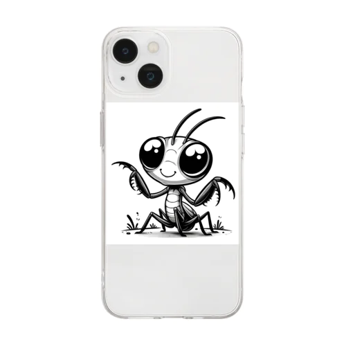 カマキリ君 Soft Clear Smartphone Case