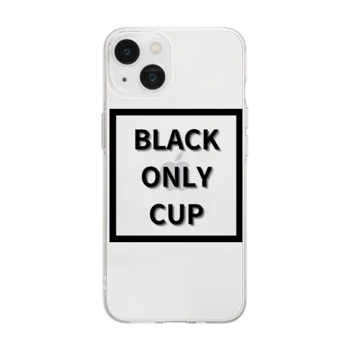 BLACK Soft Clear Smartphone Case