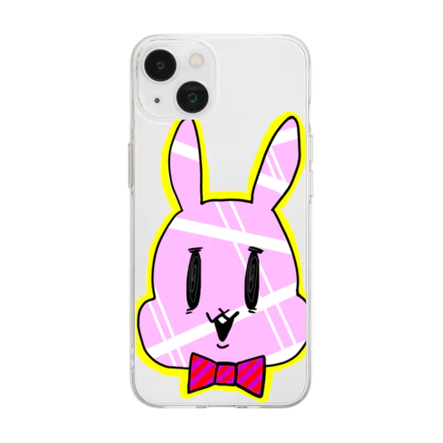 うさっぷ Soft Clear Smartphone Case