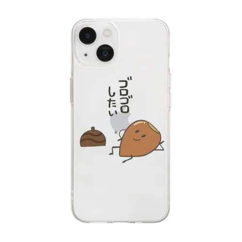 どんぐり君 Soft Clear Smartphone Case