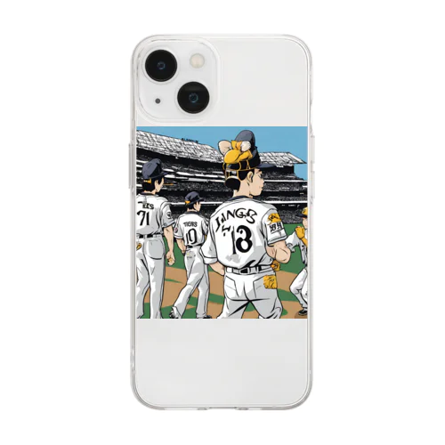 野球少年 Soft Clear Smartphone Case