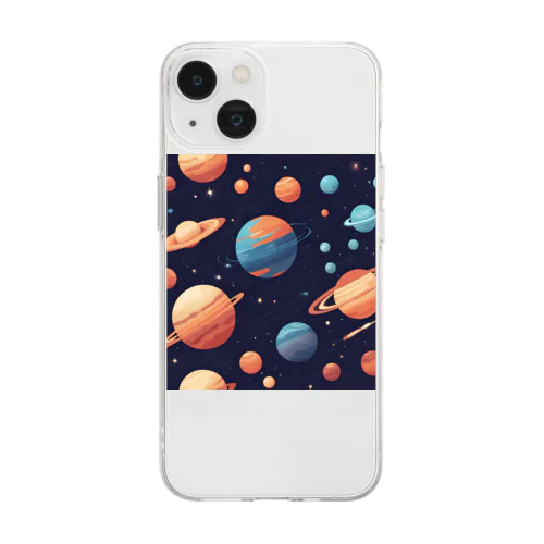 惑星　グッズ Soft Clear Smartphone Case