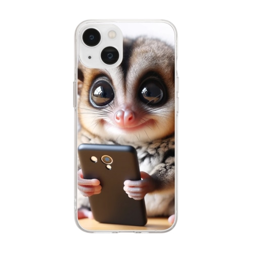 ショウガラゴ Soft Clear Smartphone Case