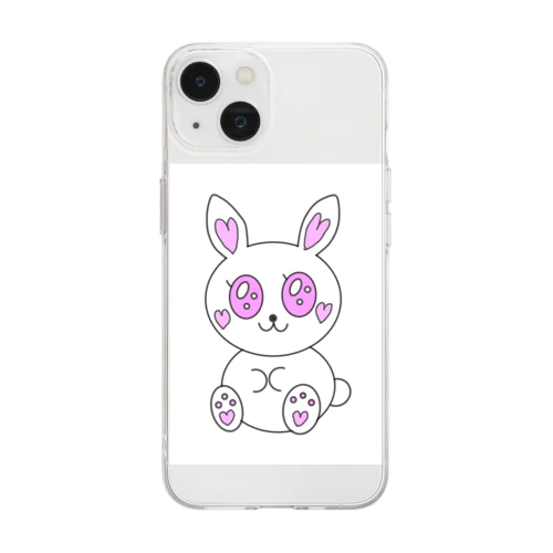 うるうるうさっ子 Soft Clear Smartphone Case