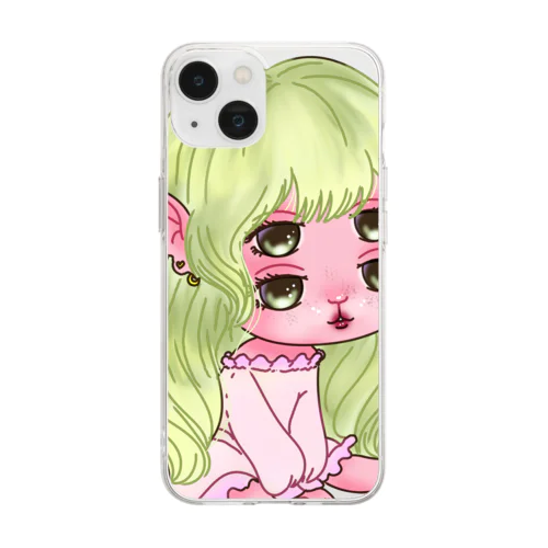 メラニー・マルティネス Soft Clear Smartphone Case