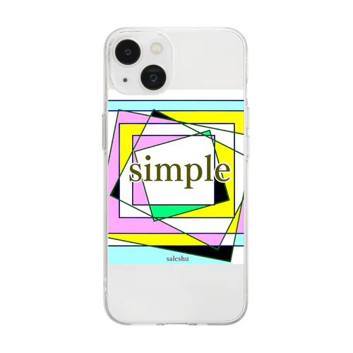 simple14 Soft Clear Smartphone Case