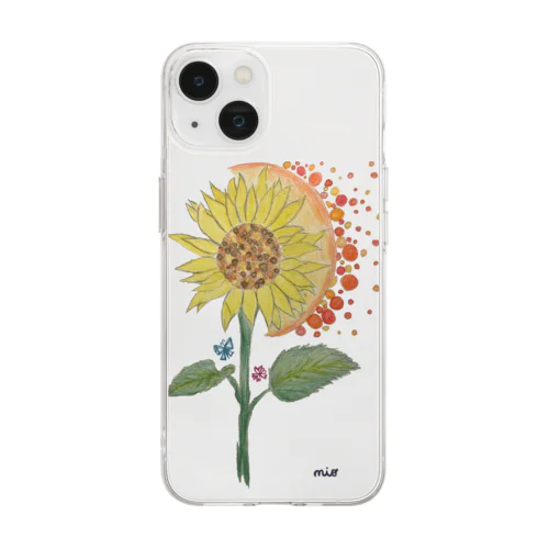 ☀️flower🌙 Soft Clear Smartphone Case