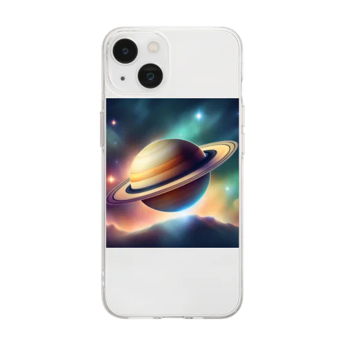 POWER OF SATURN Soft Clear Smartphone Case