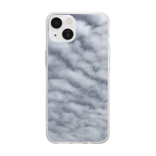 うろこ雲 Soft Clear Smartphone Case