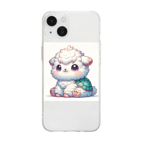 かわいいキャラ Soft Clear Smartphone Case