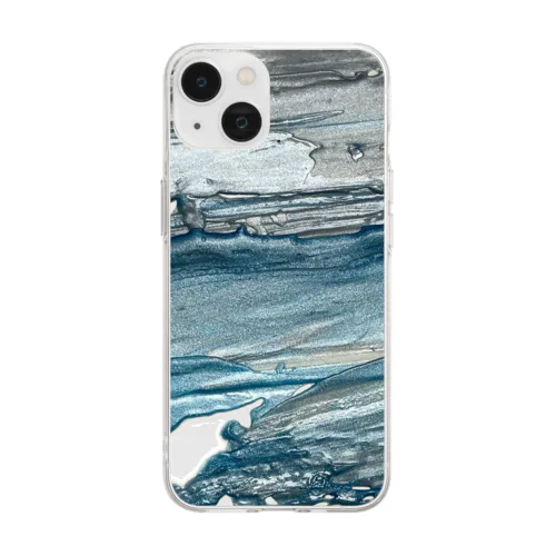 寒い海 Soft Clear Smartphone Case