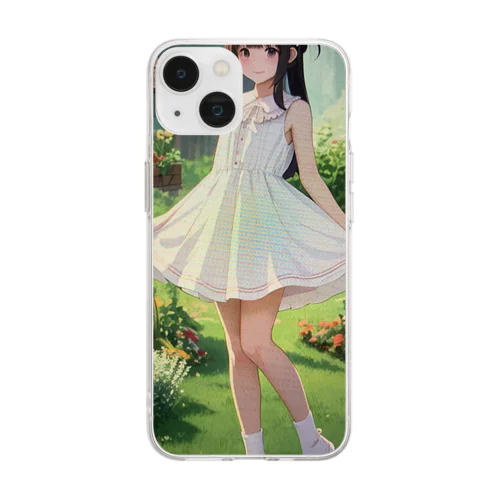 可憐な猫耳娘 Soft Clear Smartphone Case