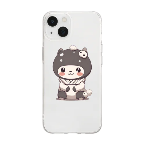 可愛い大黒天くん Soft Clear Smartphone Case