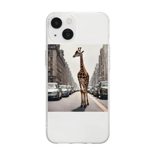 Walking kirin Soft Clear Smartphone Case