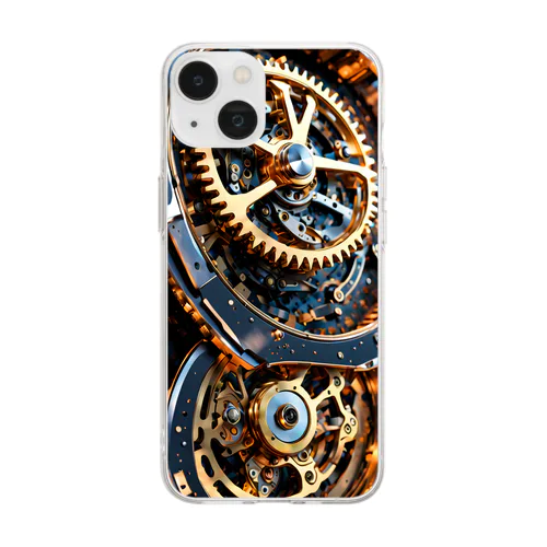 mechanism-01 Soft Clear Smartphone Case