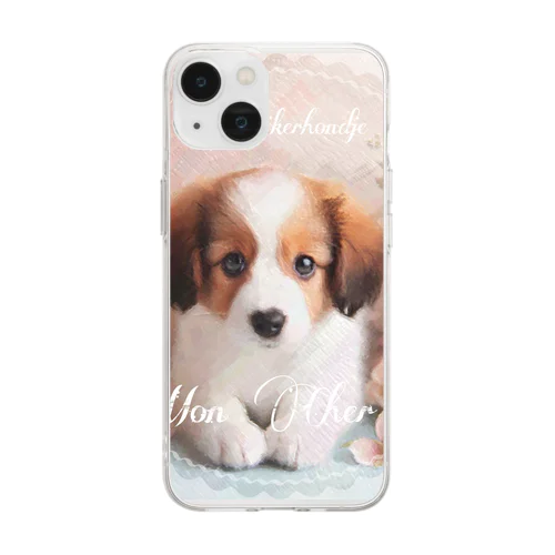 キュートなコーイケルホンディエ🐶puppy Soft Clear Smartphone Case