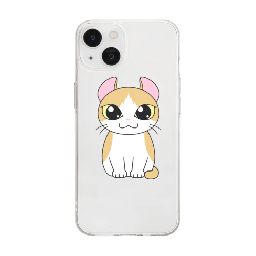 かわいいアメリカンカール② Soft Clear Smartphone Case