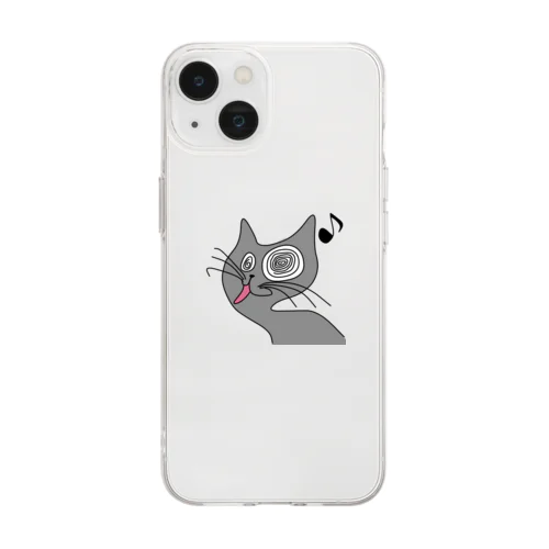 山猫ちゃん Soft Clear Smartphone Case