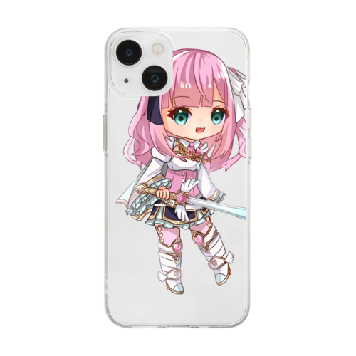 霧夢ユアSDキャラ Soft Clear Smartphone Case