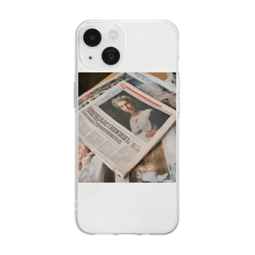 英字新聞 Soft Clear Smartphone Case