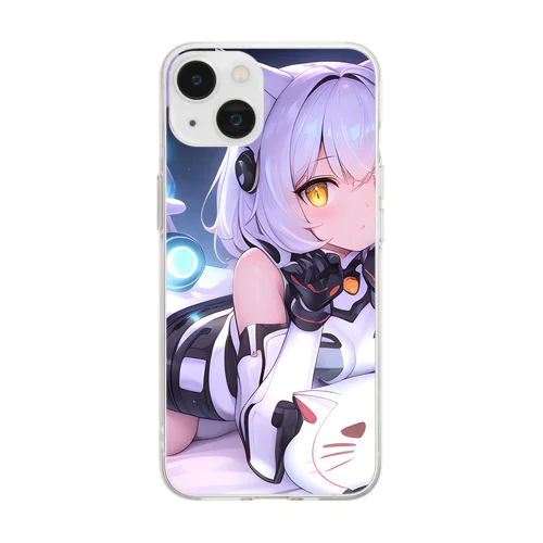 ロボキャット Soft Clear Smartphone Case