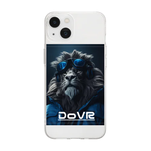 DoVR コバルトライオン Soft Clear Smartphone Case