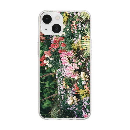 flower garden Soft Clear Smartphone Case