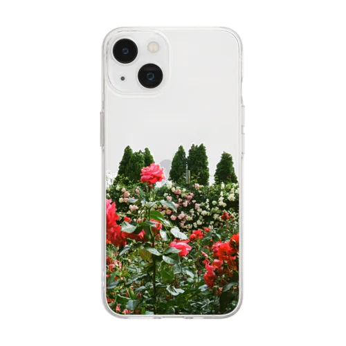 rose garden Soft Clear Smartphone Case