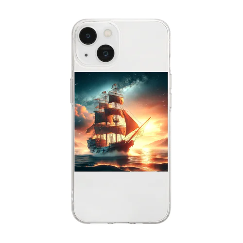 冒険船🚢✨ Soft Clear Smartphone Case