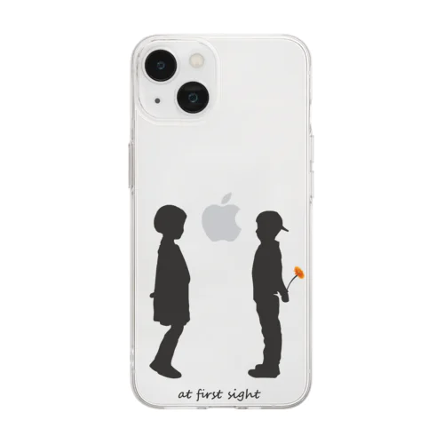 at first sight  Soft Clear Smartphone Case