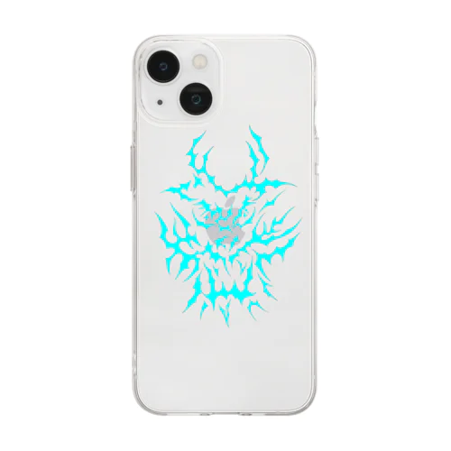 電光石火龍 Soft Clear Smartphone Case