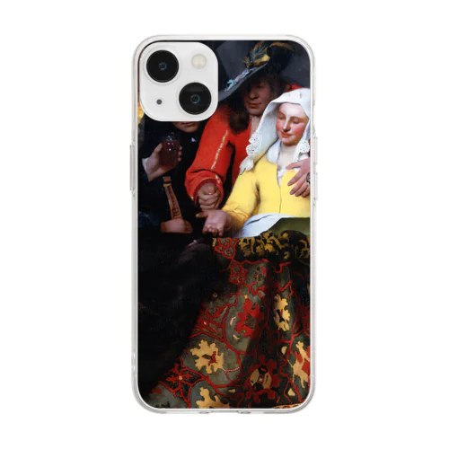 取り持ち女 / The Procuress Soft Clear Smartphone Case