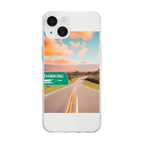 PositiveThinking Soft Clear Smartphone Case