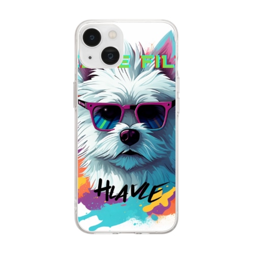 WESTIEグッズです‼️ Soft Clear Smartphone Case