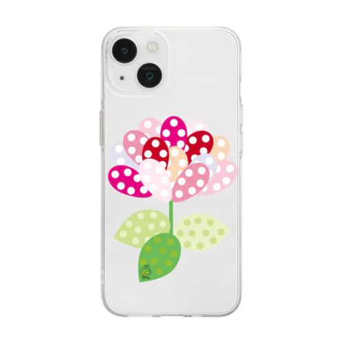 芍薬 Soft Clear Smartphone Case