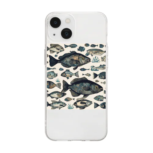 魚グッズ Soft Clear Smartphone Case