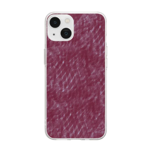 網　小豆 Soft Clear Smartphone Case