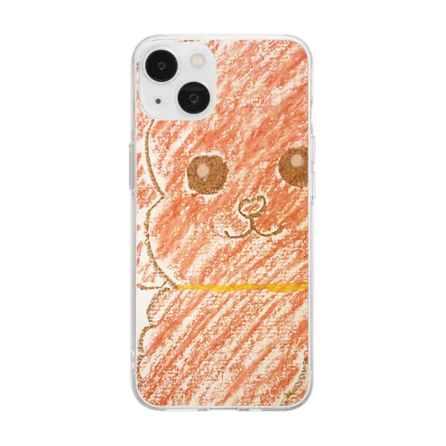 モコくぅ～ん Soft Clear Smartphone Case