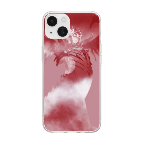 MoonDevil（赤） Soft Clear Smartphone Case